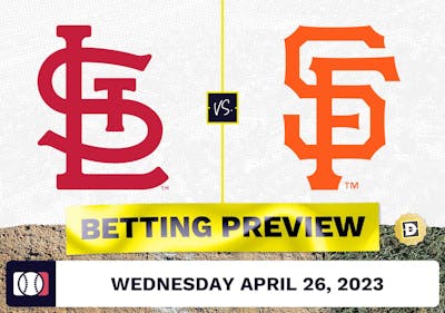 Cardinals vs. Giants Prediction and Odds - Apr 26, 2023