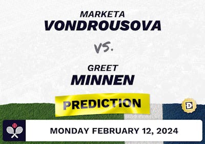 Marketa Vondrousova vs. Greet Minnen Prediction, Odds, Picks for WTA Doha 2024
