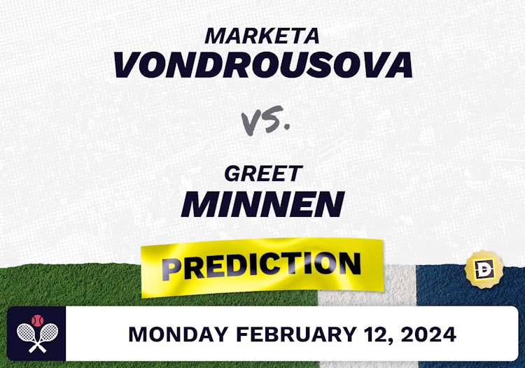 Marketa Vondrousova vs. Greet Minnen Prediction, Odds, Picks for WTA Doha 2024