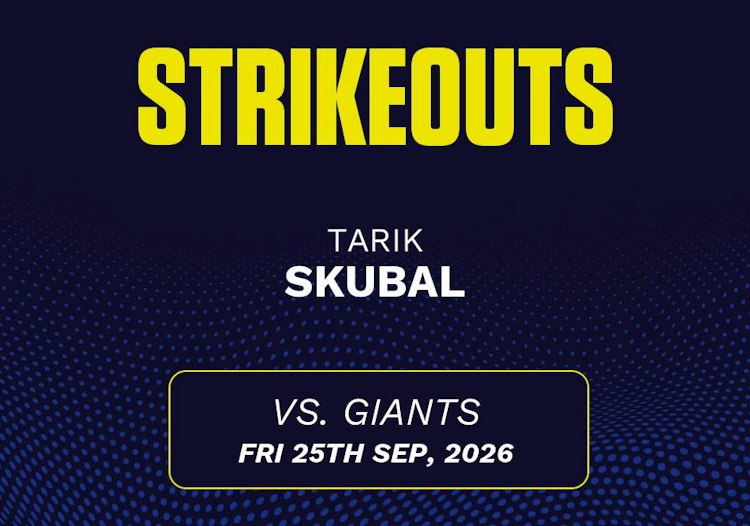 Tarik Skubal projected stats for Friday, September 25, 2026.