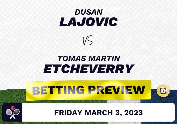 Dusan Lajovic vs. Tomas Martin Etcheverry Predictions - Mar 3, 2023