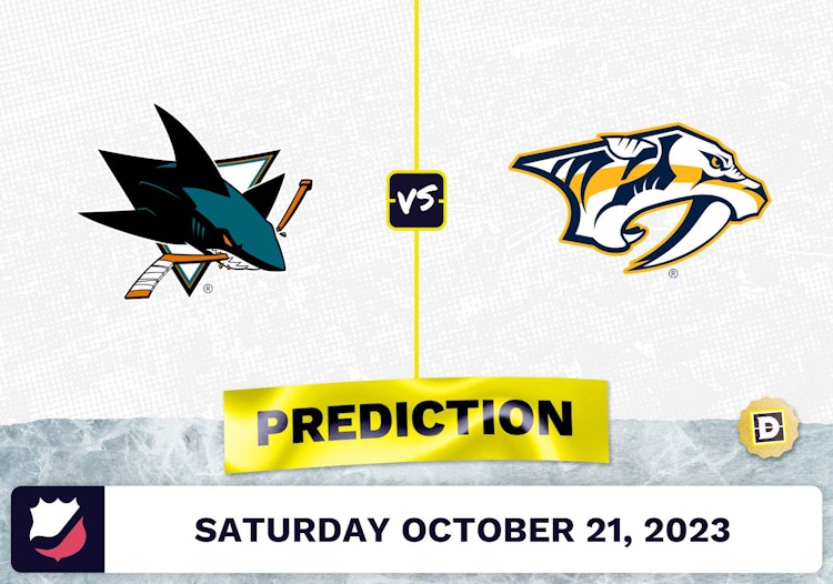 Sharks vs. Predators Prediction and Odds - October 21, 2023