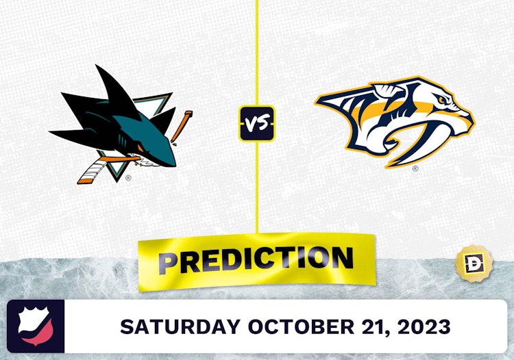 Sharks vs. Predators Prediction and Odds - October 21, 2023