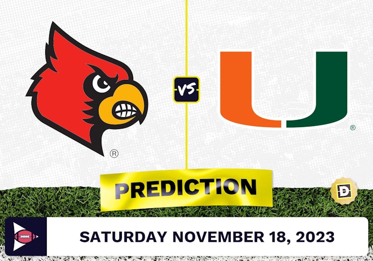 Louisville vs. Miami Florida CFB Prediction and Odds - November 18, 2023