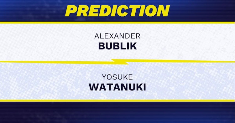 Alexander Bublik vs Yosuke Watanuki Tennis Prediction.