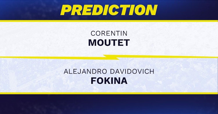 Corentin Moutet vs Alejandro Davidovich Fokina Tennis Prediction.