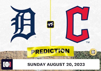 Tigers vs. Guardians Prediction for MLB Sunday [8/20/2023]
