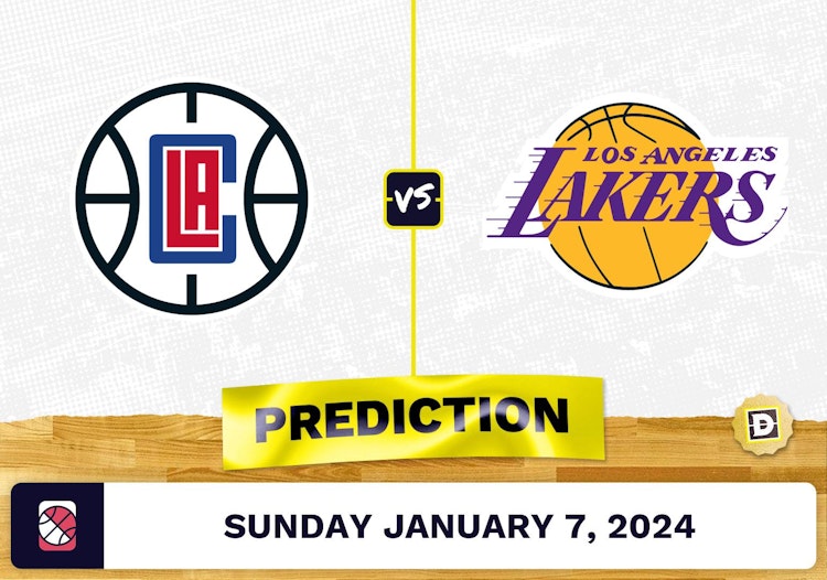 Los Angeles Clippers vs. Los Angeles Lakers Prediction, Odds, NBA Picks  [1/7/2024]