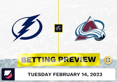 Lightning vs. Avalanche Prediction and Odds - Feb 14, 2023