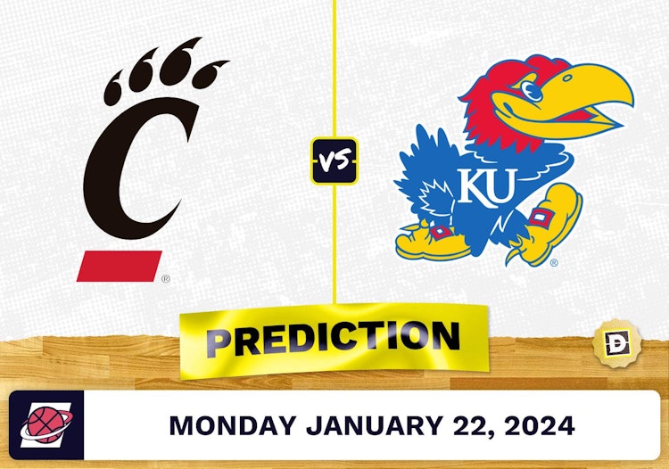 Cincinnati vs. Kansas Prediction, Odds, College Basketball Picks [1/22/2024]