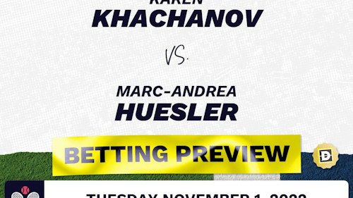 Karen Khachanov vs. Marc-Andrea Huesler Predictions - Nov 1, 2022