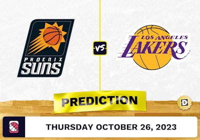 Suns vs. Lakers Prediction and Odds - October 26, 2023
