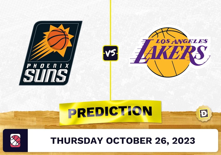 Suns vs. Lakers Prediction and Odds - October 26, 2023