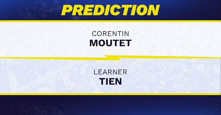 Corentin Moutet vs Learner Tien Tennis Prediction.