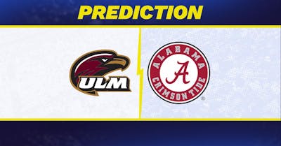 Louisiana-Monroe vs. Alabama prediction: Why Alabama is favored to win in college football Week 2, 2025
