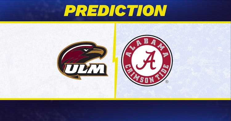 Louisiana-Monroe-Alabama Predictions and Game Preview.