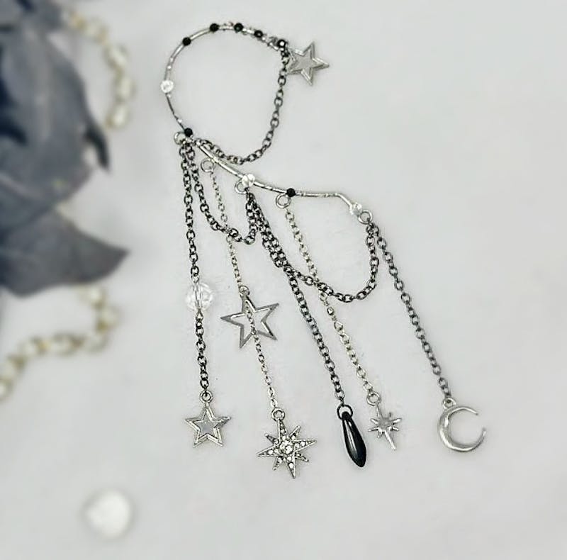 Celestial Moon ear cuff