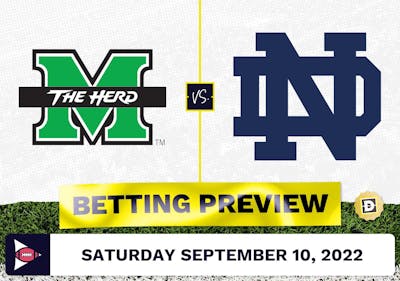Marshall vs. Notre Dame CFB Prediction and Odds - Sep 10, 2022