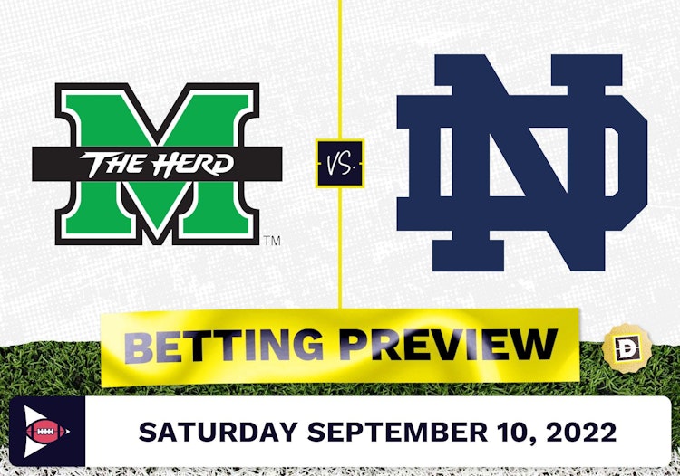 Marshall vs. Notre Dame CFB Prediction and Odds - Sep 10, 2022