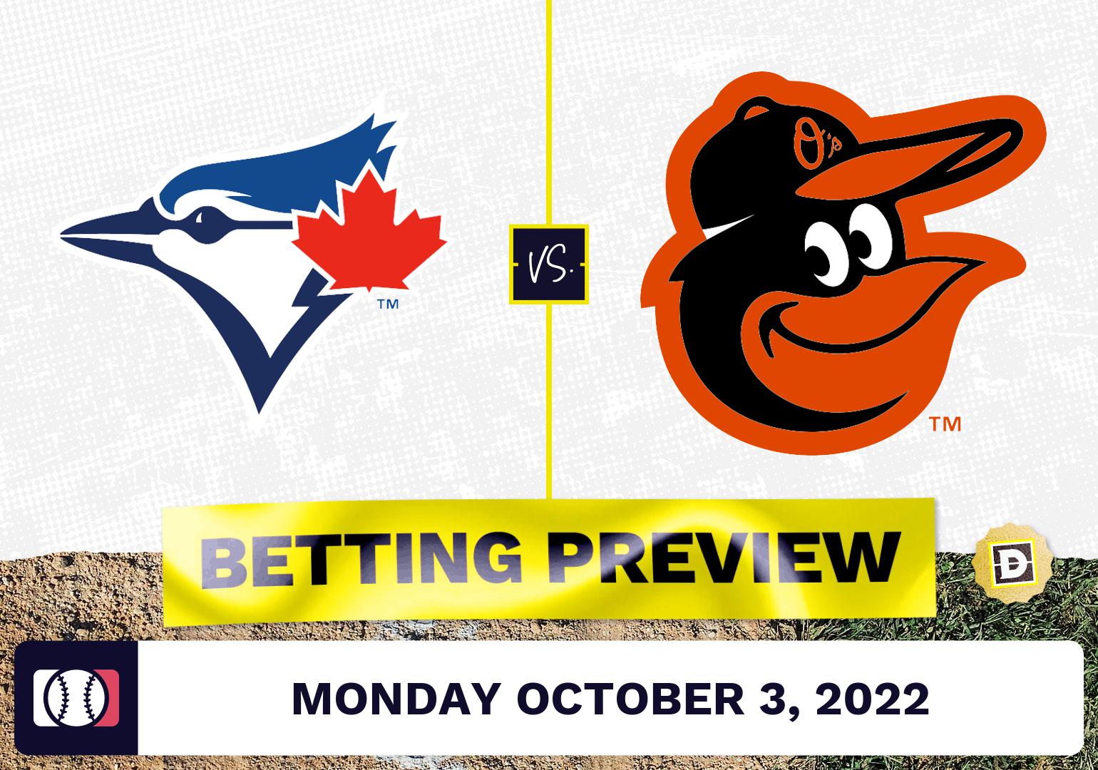 Blue Jays vs. Orioles Prediction and Odds - Oct 3, 2022