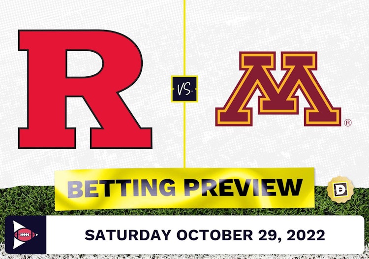 Rutgers vs. Minnesota CFB Prediction and Odds - Oct 29, 2022