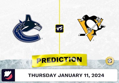 Vancouver Canucks vs. Pittsburgh Penguins Prediction, Odds, NHL Picks [1/11/2024]