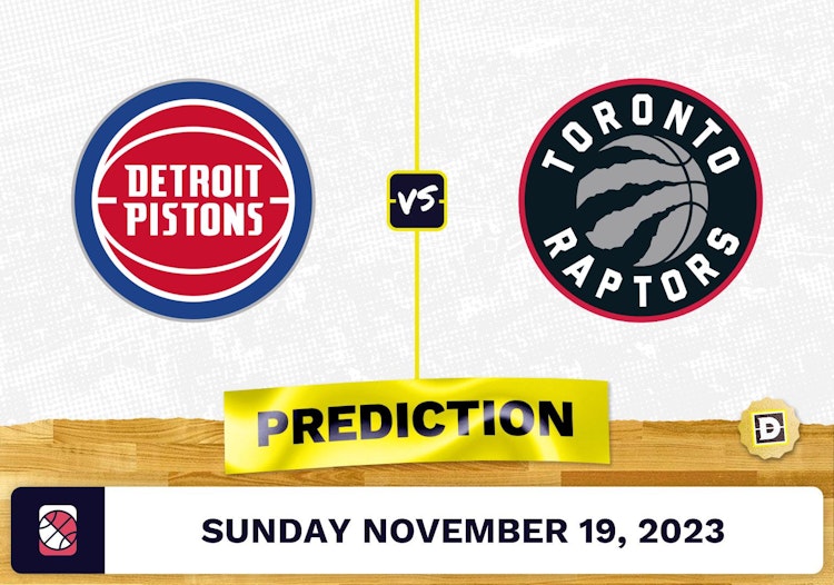 Pistons vs. Raptors Prediction and Odds - November 19, 2023