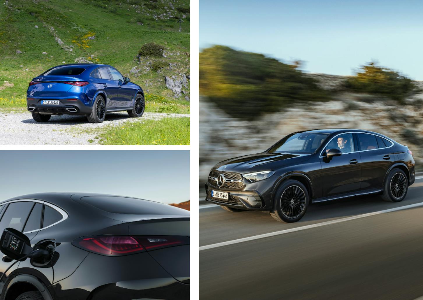 Das Exterieur des Mercedes-Benz GLC Coupé.