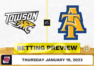 Towson vs. North Carolina A&T CBB Prediction and Odds - Jan 19, 2023