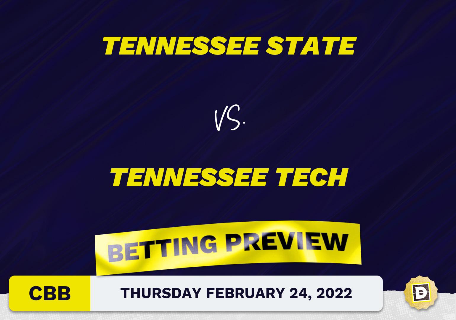 Tennessee State vs. Tennessee Tech CBB Predictions and Odds - Feb 24, 2022