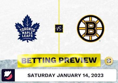 Maple Leafs vs. Bruins Prediction and Odds - Jan 14, 2023