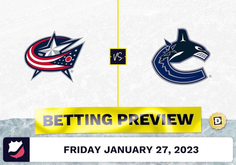 Blue Jackets vs. Canucks Prediction and Odds - Jan 27, 2023