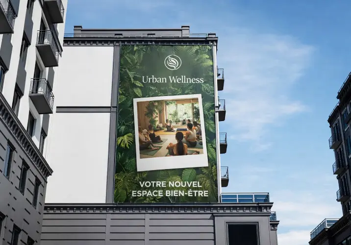 Impression bâche mesh micro-perforée pour extérieur