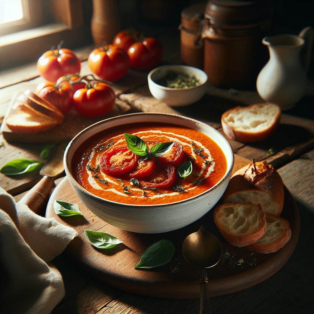 Roasted Heirloom Tomato Soup