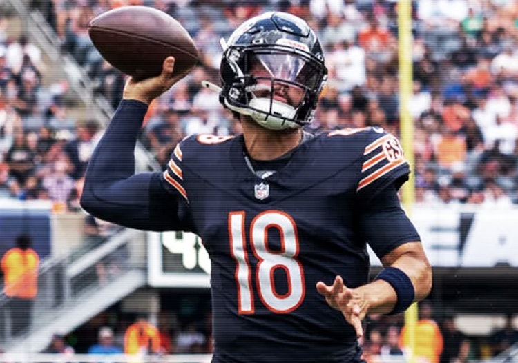 Bears rookie QB Caleb Williams.