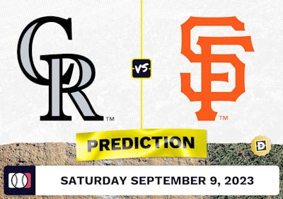 Rockies vs. Giants Prediction for MLB Saturday [9/9/2023]