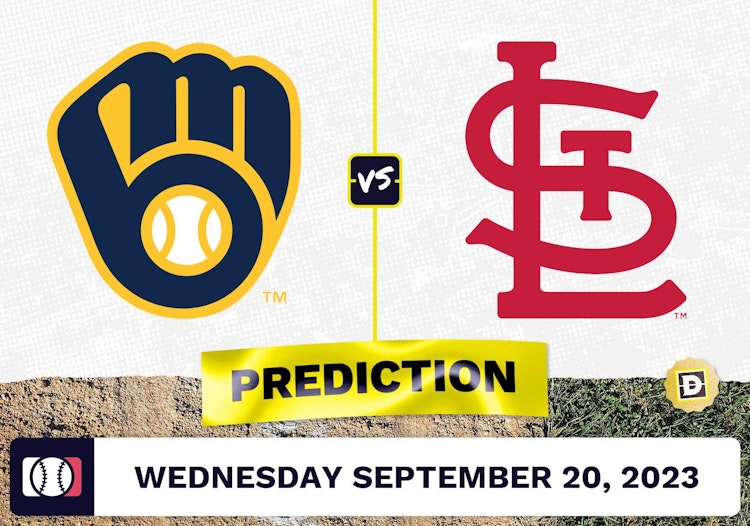 Brewers vs. Cardinals Prediction for MLB Wednesday [9/20/2023]