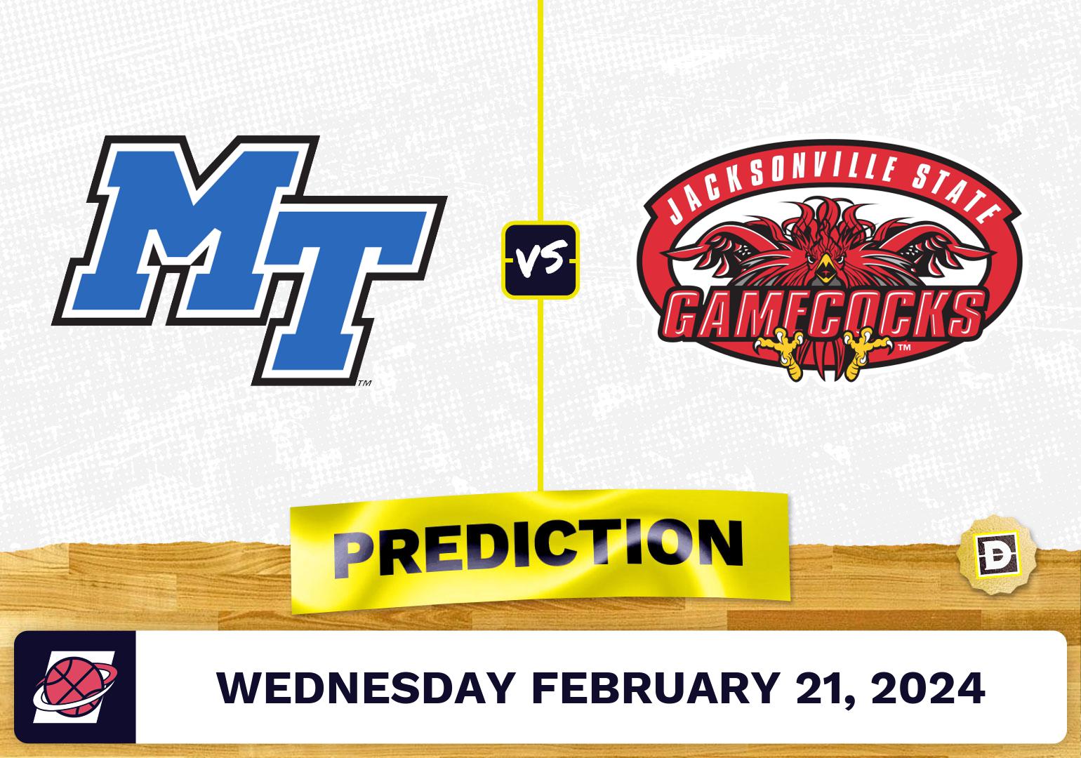 Middle Tennessee Vs. Jacksonville State Prediction, Odds, College ...