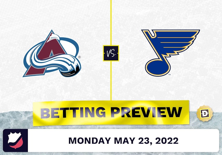 Avalanche vs. Blues Prediction and Odds - May 23, 2022