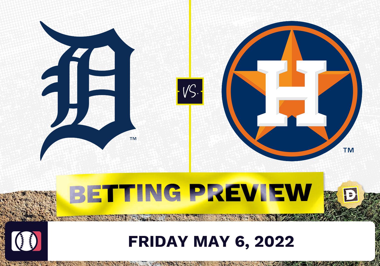 Tigers vs. Astros Prediction and Odds - May 6, 2022