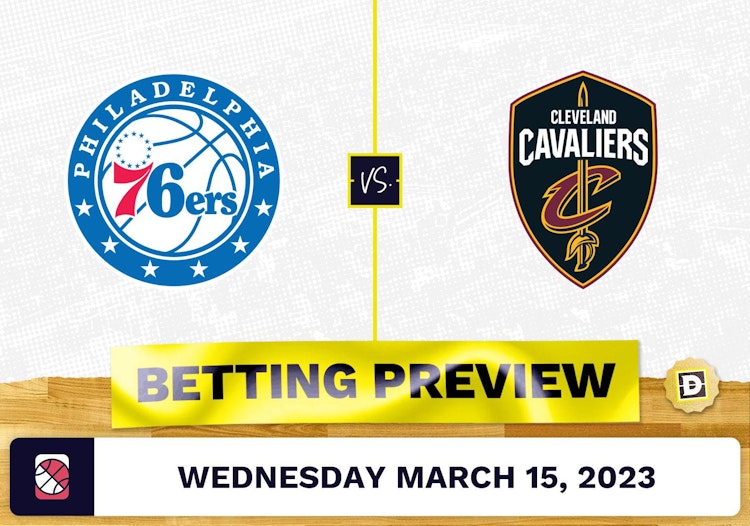 76ers vs. Cavaliers Prediction and Odds - Mar 15, 2023