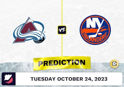 Avalanche vs. Islanders Prediction and Odds - October 24, 2023