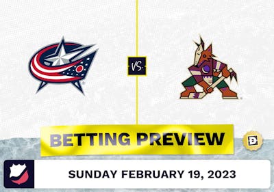 Blue Jackets vs. Coyotes Prediction and Odds - Feb 19, 2023