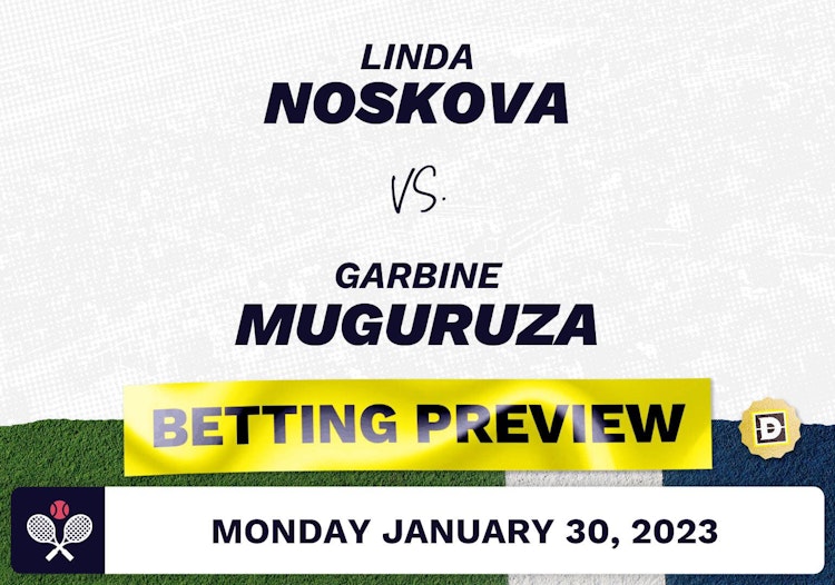 Linda Noskova vs. Garbine Muguruza Predictions - Jan 30, 2023