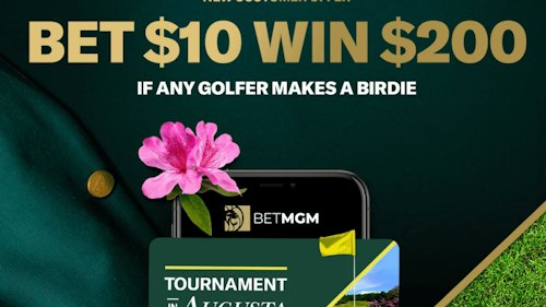 BetMGM promo code that unlocks a $200 Masters bonus