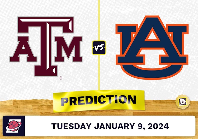 Texas A&M vs. Auburn Prediction, Odds, College Basketball Picks  [1/9/2024]