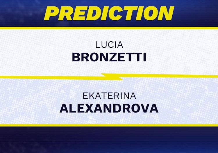 Lucia Bronzetti vs Ekaterina Alexandrova Tennis Prediction.