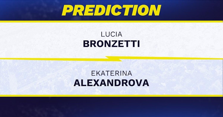 Lucia Bronzetti vs Ekaterina Alexandrova Tennis Prediction.