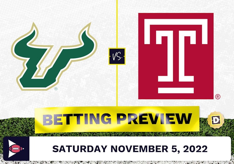 South Florida vs. Temple CFB Prediction and Odds - Nov 5, 2022