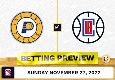 Pacers vs. Clippers Prediction and Odds - Nov 27, 2022